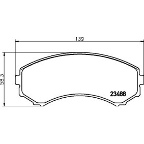 Achetez des Radiateur du moteur HELLA 8MK 376 754-521 à prix pour 156,85 €