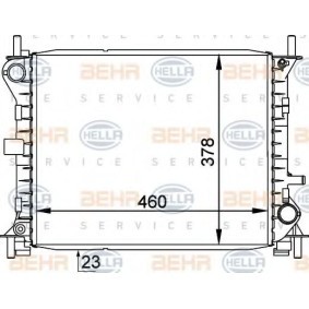 Achetez des Radiateur du moteur HELLA 8MK 376 754-771 à prix pour 98,17 €
