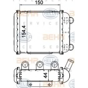 Køb Køler, motorkøling af HELLA 8MK 376 765-231 til den lave pris 1827,20 DKK