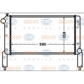 Achetez des Radiateur du moteur HELLA 8MK 376 767-671 à prix pour 105,66 €