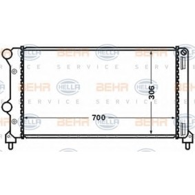 Achetez des Radiateur du moteur HELLA 8MK 376 767-701 à prix pour 80,49 €