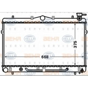 Achetez des Radiateur du moteur HELLA 8MK 376 768-481 à prix pour 183,47 €