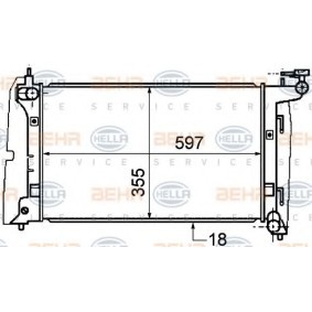 Köp Kylare av HELLA 8MK 376 775-441 till det låga priset 1395,65 kr