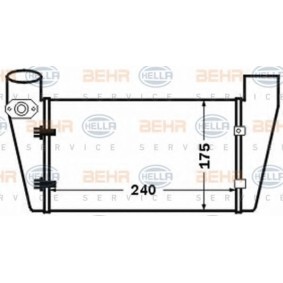 Kjøp Intercooler av HELLA 8ML 376 776-071 til den lave prisen 1416,03 NOK