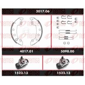 Comprar Kit frenos, disco de tambor de REMSA 3017.06 a bajo precio de 70,62 €