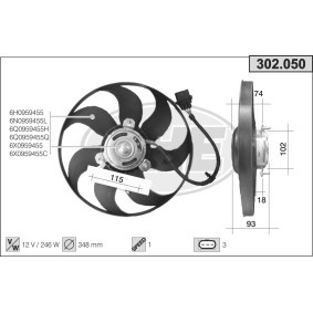 Kühlerlüfter 302.050 von AHE günstig für 79,23 € online kaufen