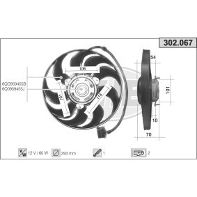 Kühlerlüfter 302.067 von AHE günstig für 73,13 € online kaufen