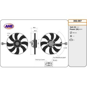 Kühlerlüfter 302.087 von AHE günstig für 122,17 € online kaufen