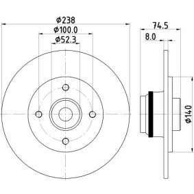 Kjøp Vannpumpe av HELLA 8MP 376 802-141 til den lave prisen 844,52 NOK