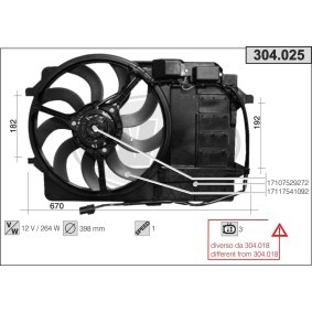 Kühlerlüfter 304.025 von AHE günstig für 142,31 € online kaufen