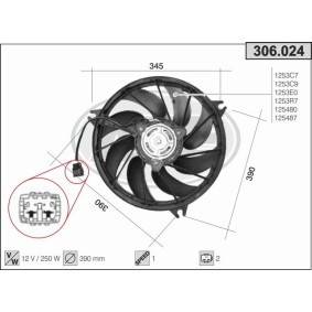 Kühlerlüfter 306.024 von AHE günstig für 119,19 € online kaufen