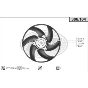 Kühlerlüfter 306.104 von AHE günstig für 93,82 € online kaufen