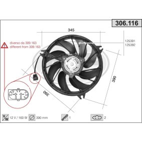 Kühlerlüfter 306.116 von AHE günstig für 118,26 € online kaufen