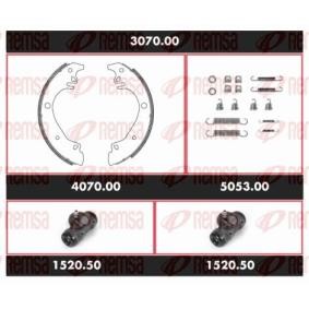 Comprar Kit frenos, disco de tambor de REMSA 3070.00 a bajo precio de 82,05 €
