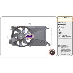 Kühlerlüfter 310.068 von AHE günstig für 254,98 € online kaufen