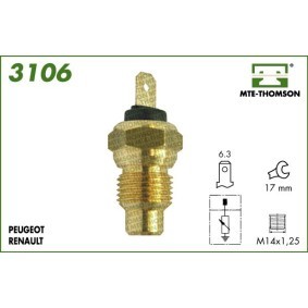 Achetez des Sonde de température, liquide de refroidissement MTE-THOMSON 3106 à prix pour 8,63 €