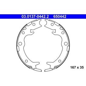 Köp Handbromsbackar av ATE 03.0137-0442.2 till det låga priset 443,29 kr