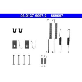 Compre Kit de acessórios, maxilas do travão da ATE 03.0137-9097.2 a um preço baixo por 22,63 €