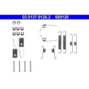 Comprar Juego de accesorios, zapatas de freno de ATE 03.0137-9126.2 a bajo precio de 49,89 €