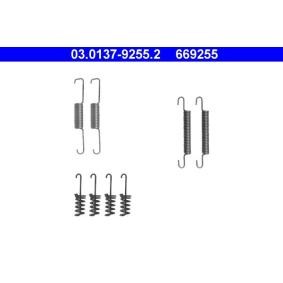 Comprar Juego de accesorios, zapatas de freno de estacionamiento de ATE 03.0137-9255.2 a bajo precio de 6,80 €