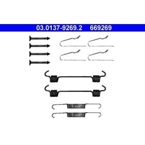 Comprar Juego de accesorios, zapatas de freno de estacionamiento de ATE 03.0137-9269.2 a bajo precio de 16,86 €