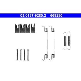 Comprar Juego de accesorios, zapatas de freno de ATE 03.0137-9280.2 a bajo precio de 20,08 €