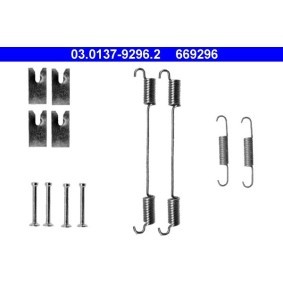 Compre Kit de accesorios de las zapatas de freno de ATE online para Combo Mk III (D) Furgón / Familiar (X12) a precios moderados