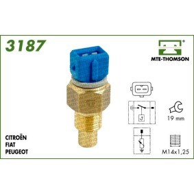 Achetez des Sonde de température, liquide de refroidissement MTE-THOMSON 3187 à prix pour 13,11 €