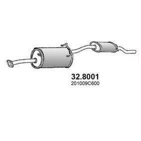 Mittel- / Endschalldämpfer 32.8001 von ASSO günstig für 219,51 € online kaufen