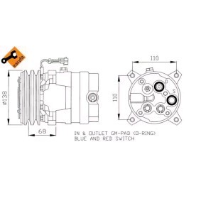 Acquista Compressore aria condizionata da NRF 32058 a buon mercato per soli 166,23 €