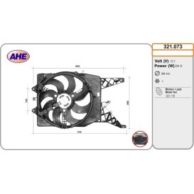 Kühlerlüfter 321.073 von AHE günstig für 128,95 € online kaufen