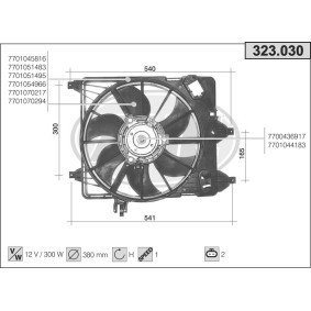 Kühlerlüfter 323.030 von AHE günstig für 147,82 € online kaufen