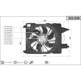 Kühlerlüfter 323.039 von AHE günstig für 117,61 € online kaufen