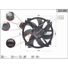 Kühlerlüfter 323.056 von AHE günstig für 159,11 € online kaufen
