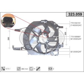 Kühlerlüfter 323.059 von AHE günstig für 178,81 € online kaufen