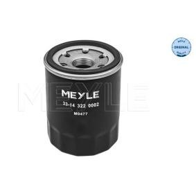 Comprar Filtro de aceite de MEYLE 33-14 322 0002 a bajo precio de 8,36 €