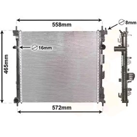 Kühler, Motorkühlung 33002425