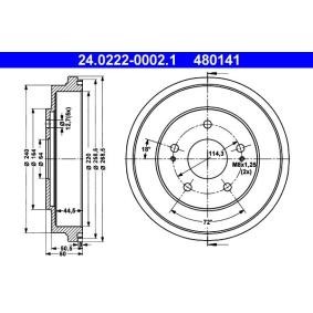 Bremstrommel 24.0222-0002.1