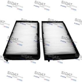 Achetez des Filtre d'habitacle SIDAT 334-2 à prix pour 20,80 €