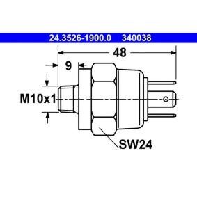 Compre Interruptor de luz de stop da ATE 24.3526-1900.0 a um preço baixo por 38,64 €