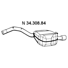 Endschalldämpfer 34.308.84 von EBERSPÄCHER günstig für 228,70 € online kaufen