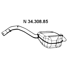 Endschalldämpfer 34.308.85 von EBERSPÄCHER günstig für 216,99 € online kaufen