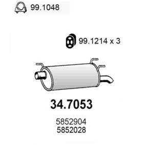Endschalldämpfer 34.7053 von ASSO günstig für 112,11 € online kaufen