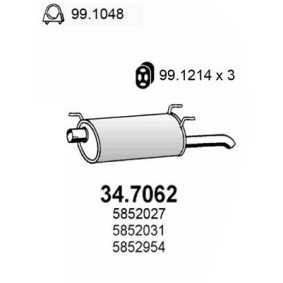 Endschalldämpfer 34.7062 von ASSO günstig für 141,99 € online kaufen