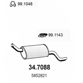 Endschalldämpfer 34.7088