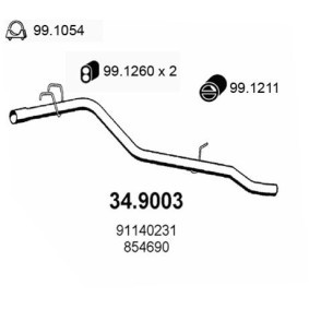 Abgasrohr 34.9003