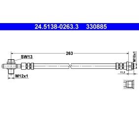 Comprar Latiguillo de freno de ATE 24.5138-0263.3 a bajo precio de 24,83 €