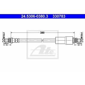 Comprar Latiguillo de freno de ATE 24.5306-0380.3 a bajo precio de 21,49 €