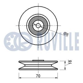 Comprar Guía de tensor, cadena de distribución de RUVILLE 3454071 a bajo precio de 10,08 €