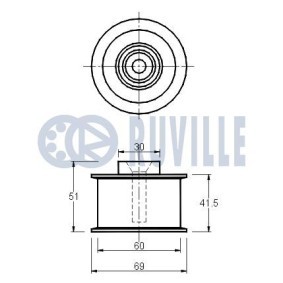 Achetez des Coulisse de chaîne de distribution RUVILLE 3454076 à prix pour 10,73 €